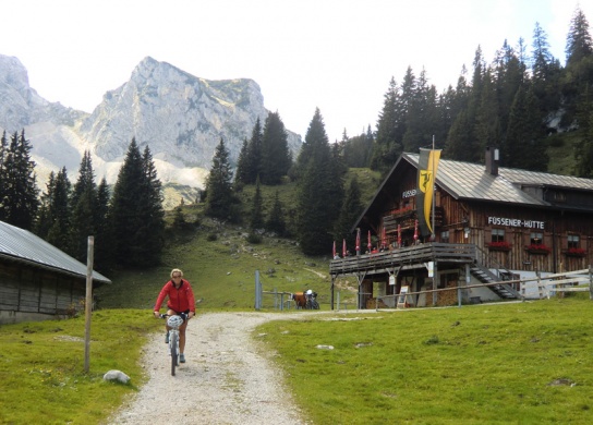 Radtour auf die Füssener Hütte